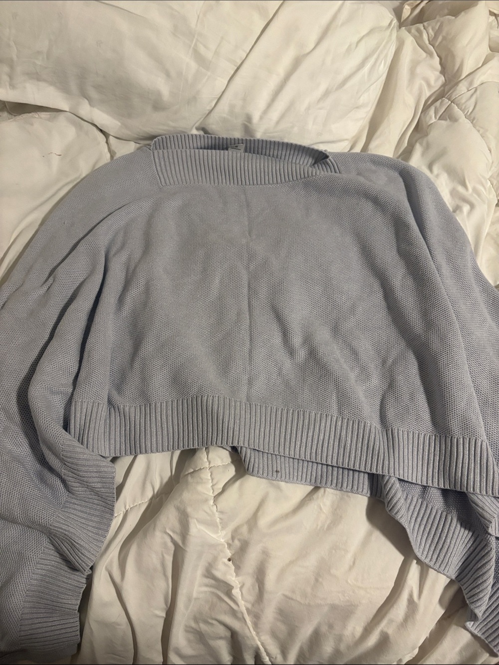 lululemon one size gray-blue poncho